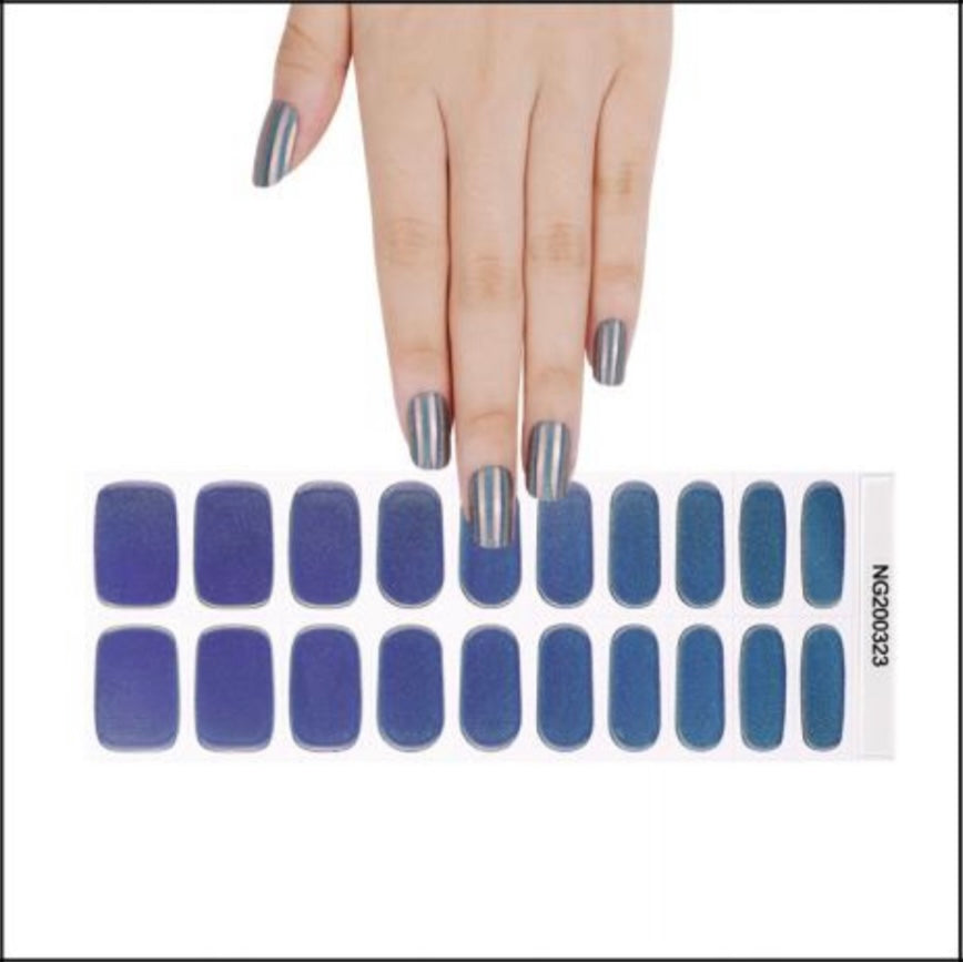 Semi-Cured Gel Nail Wraps- Shimmers