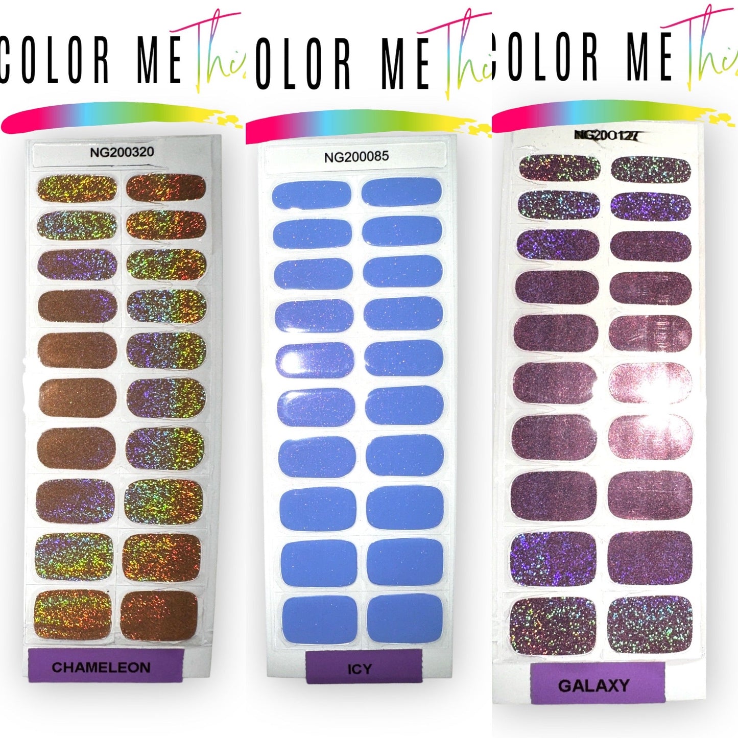 Semi-Cured Gel Nail Wraps- Shimmers