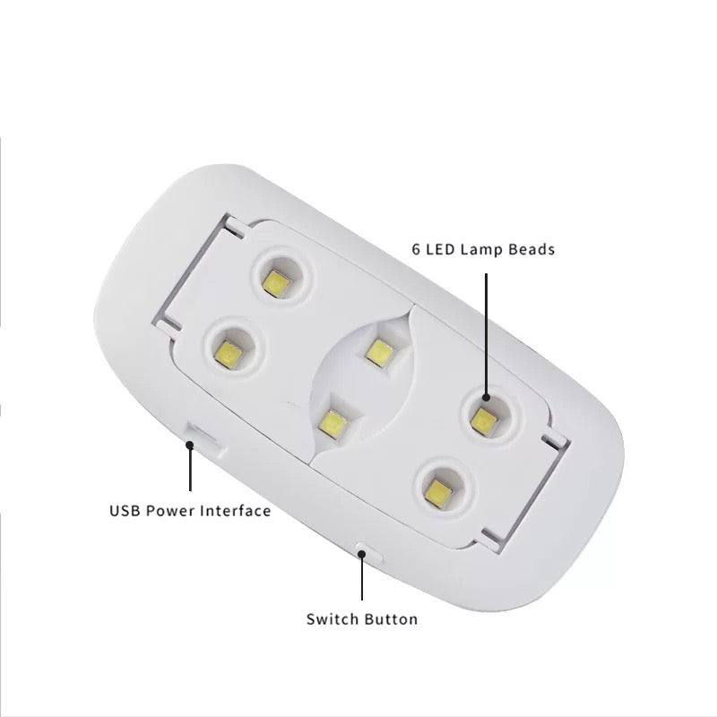 Reflective Mini UV/LED Nail Lamp